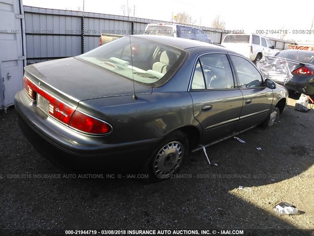 2G4WS52J351116324 - 2005 BUICK CENTURY CUSTOM GRAY photo 4