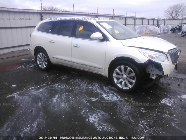 5GAKVCKD8FJ214105 - 2015 BUICK ENCLAVE WHITE photo 1