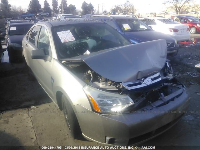 1FAHP35N68W237577 - 2008 FORD FOCUS SE/SEL/SES SILVER photo 1