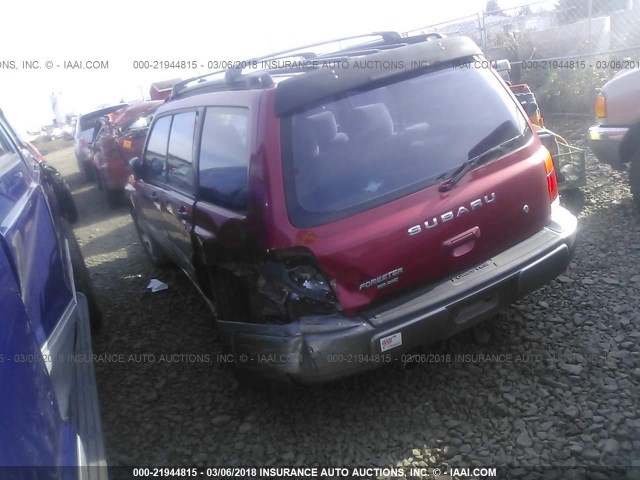 JF1SF6558XH719013 - 1999 SUBARU FORESTER S/S LIMITED RED photo 3