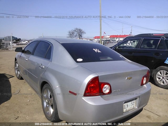 1G1ZH57B29F215175 - 2009 CHEVROLET MALIBU 1LT SILVER photo 3