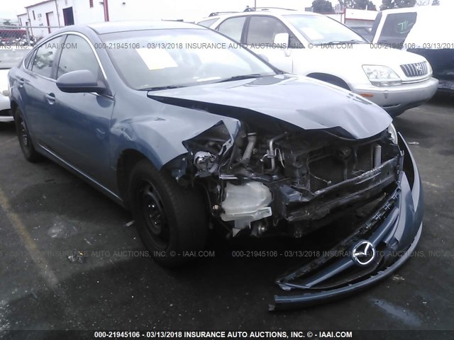 1YVHZ8BH6A5M15915 - 2010 MAZDA 6 I GRAY photo 1