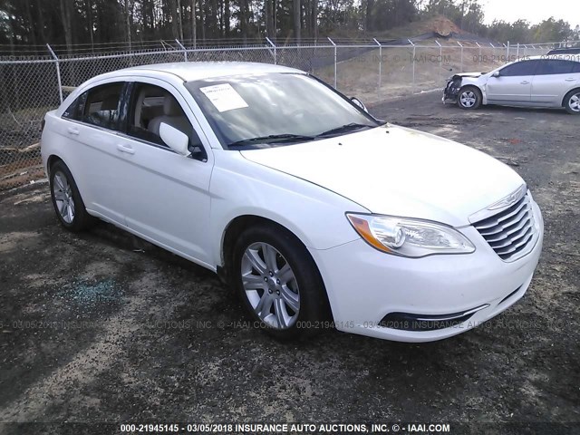 1C3CCBBB6DN501678 - 2013 CHRYSLER 200 TOURING WHITE photo 1