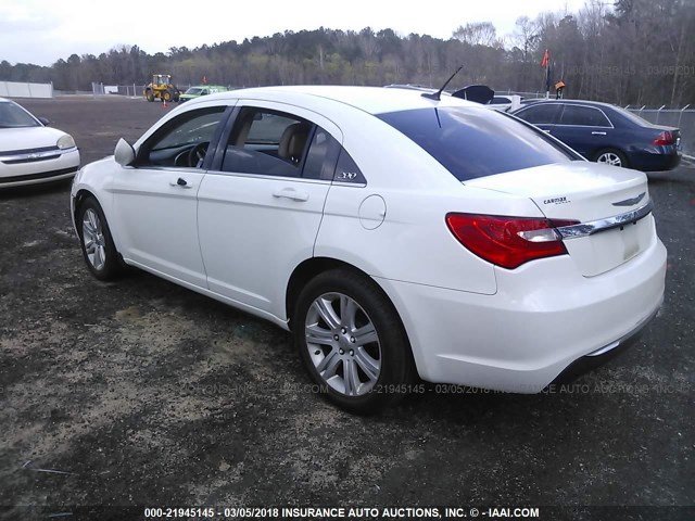 1C3CCBBB6DN501678 - 2013 CHRYSLER 200 TOURING WHITE photo 3