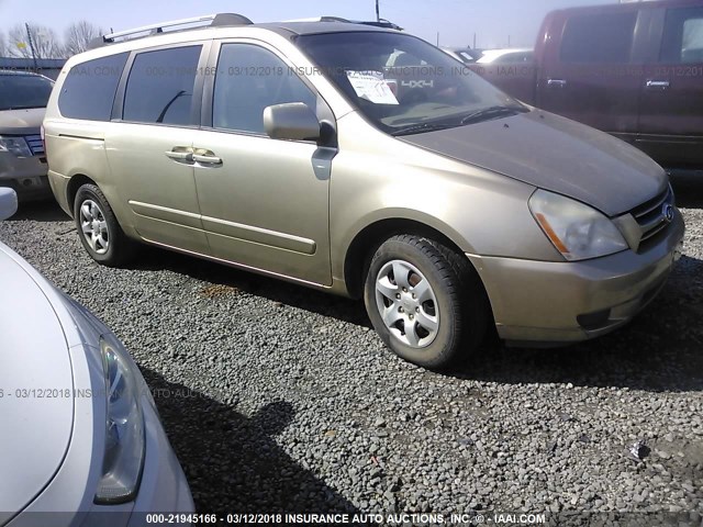 KNDMB233066059567 - 2006 KIA SEDONA EX/LX GOLD photo 1