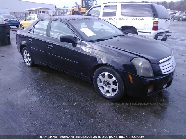 1G6DM57T560178582 - 2006 CADILLAC CTS BLACK photo 1