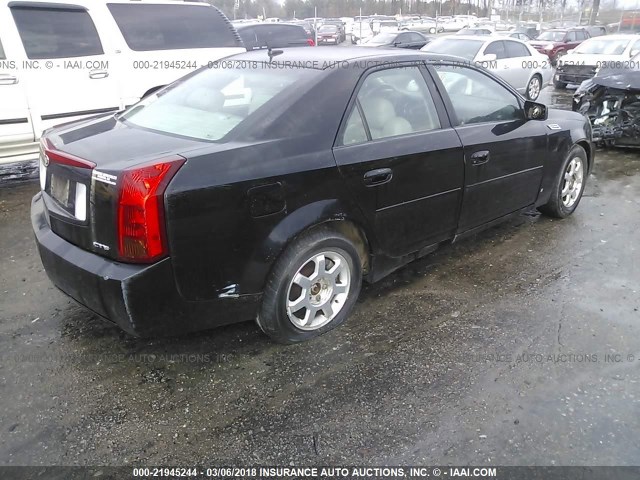 1G6DM57T560178582 - 2006 CADILLAC CTS BLACK photo 4