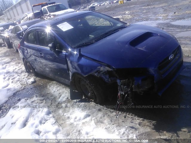 JF1VA2Y68G9834164 - 2016 SUBARU WRX STI/LIMITED BLUE photo 1