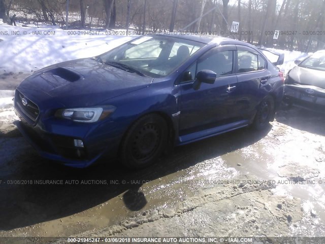 JF1VA2Y68G9834164 - 2016 SUBARU WRX STI/LIMITED BLUE photo 2