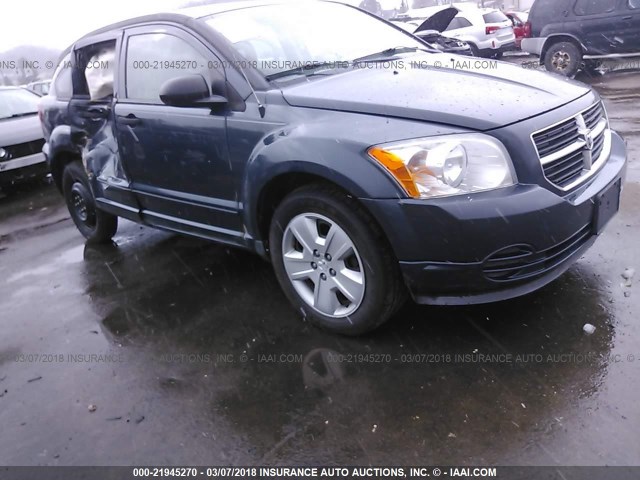 1B3HB48B17D374583 - 2007 DODGE CALIBER SXT GRAY photo 1