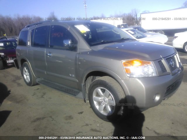 5N1BA08D18N605832 - 2008 NISSAN ARMADA SE/LE TAN photo 1