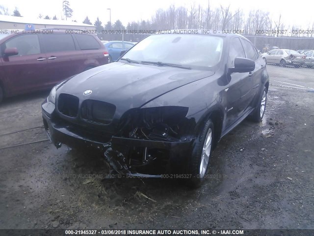 5UXFG2C58DL787453 - 2013 BMW X6 XDRIVE35I BLACK photo 2