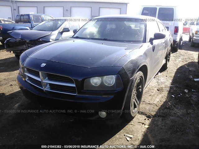 2B3KA43G07H890514 - 2007 DODGE CHARGER SE/SXT BLACK photo 2