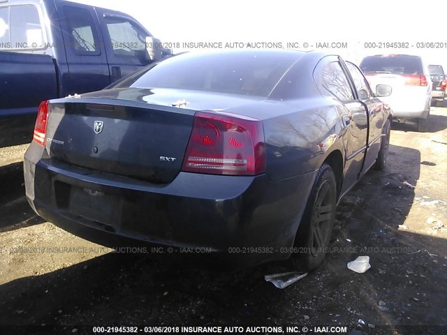 2B3KA43G07H890514 - 2007 DODGE CHARGER SE/SXT BLACK photo 4