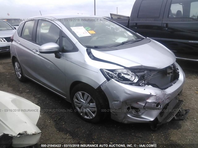 JHMGK5H5XGX004160 - 2016 HONDA FIT LX SILVER photo 1