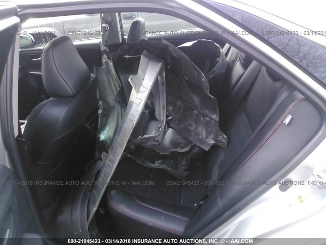 4T1BF1FK6GU508462 - 2016 TOYOTA CAMRY LE/XLE/SE/XSE SILVER photo 8