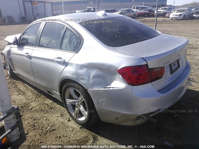 WBA3C3G55ENS67617 - 2014 BMW 320 I/XDRIVE GRAY photo 3