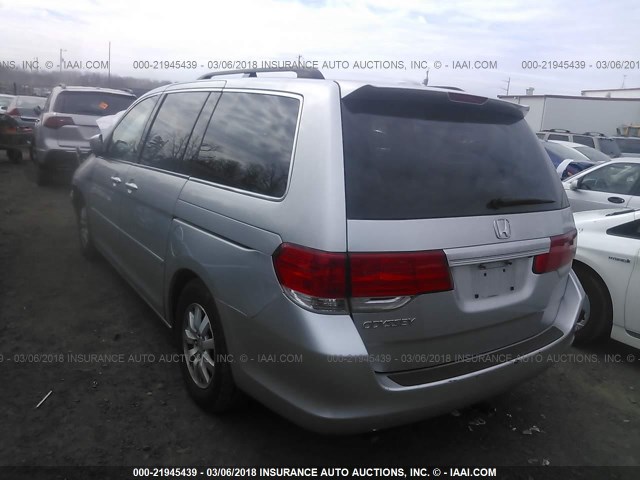 5FNRL3H73AB016276 - 2010 HONDA ODYSSEY EXL SILVER photo 3