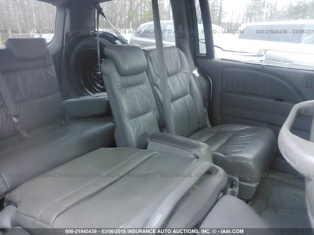 5FNRL3H73AB016276 - 2010 HONDA ODYSSEY EXL SILVER photo 8