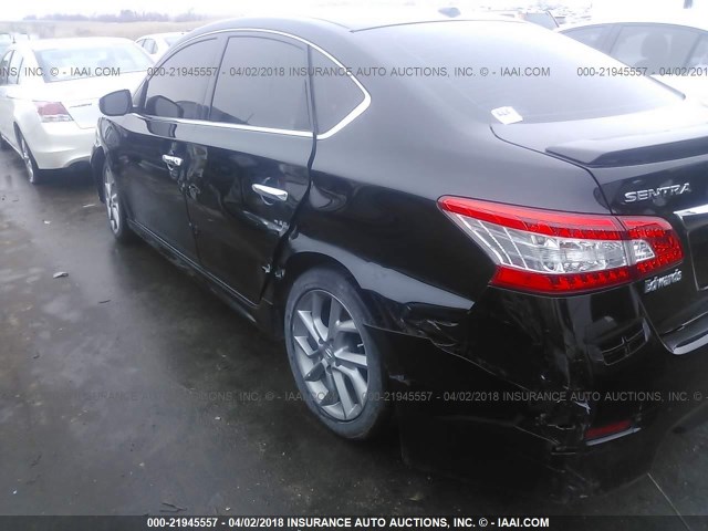 3N1AB7AP8FY328125 - 2015 NISSAN SENTRA S/SV/SR/SL BLACK photo 6