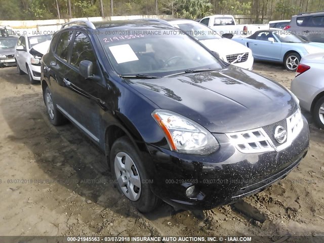 JN8AS5MT6EW624247 - 2014 NISSAN ROGUE SELECT S BLACK photo 1