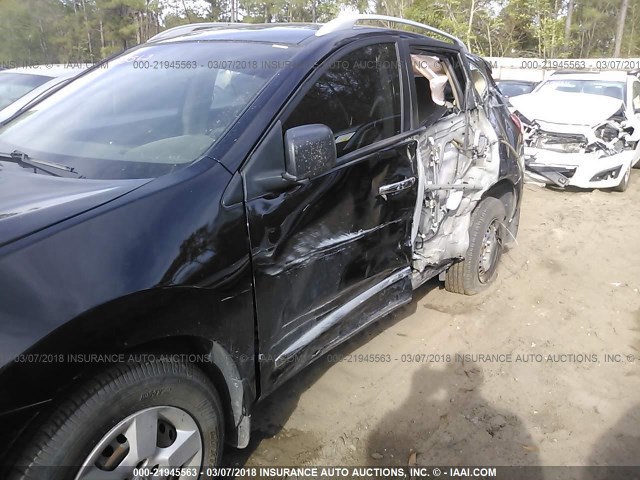 JN8AS5MT6EW624247 - 2014 NISSAN ROGUE SELECT S BLACK photo 6