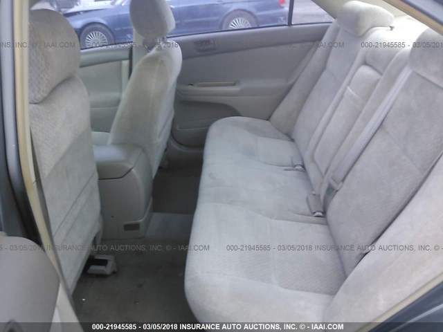 4T1BE32K03U664219 - 2003 TOYOTA CAMRY LE/XLE/SE GRAY photo 8