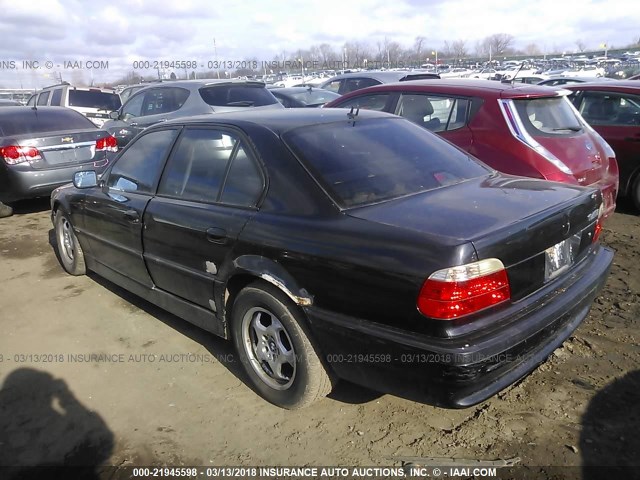 WBAGG834X1DN81070 - 2001 BMW 740 I AUTOMATIC BLACK photo 3