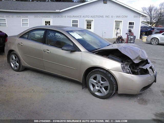 1G2ZG58BX74270494 - 2007 PONTIAC G6 SE GOLD photo 1