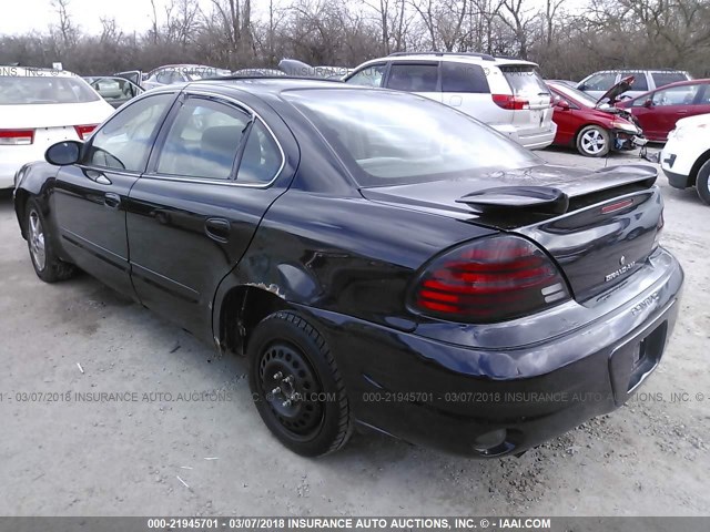 1G2NF52E54C249283 - 2004 PONTIAC GRAND AM SE1 BLACK photo 3