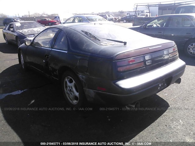 JN1RZ26A5LX003936 - 1990 NISSAN 300ZX 2+2 BLACK photo 3