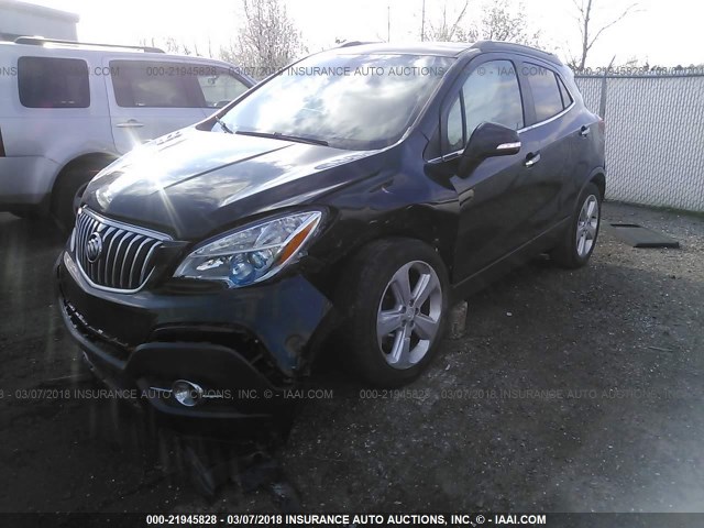 KL4CJBSB4FB117818 - 2015 BUICK ENCORE CONVENIENCE GRAY photo 2