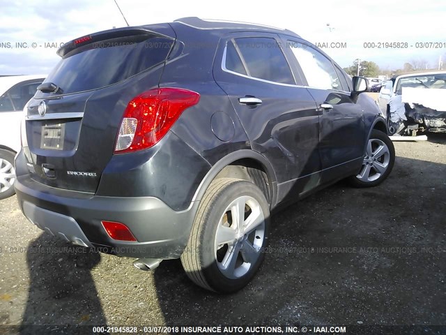 KL4CJBSB4FB117818 - 2015 BUICK ENCORE CONVENIENCE 灰色 照片 4
