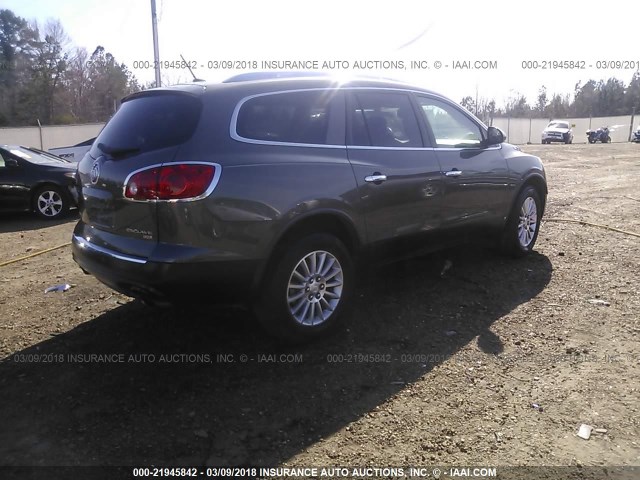 5GALRBED5AJ115460 - 2010 BUICK ENCLAVE CXL 棕色 照片 4