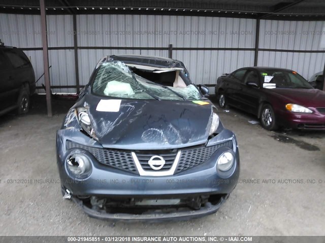 JN8AF5MR9DT225065 - 2013 NISSAN JUKE S/SV/SL BLUE photo 6