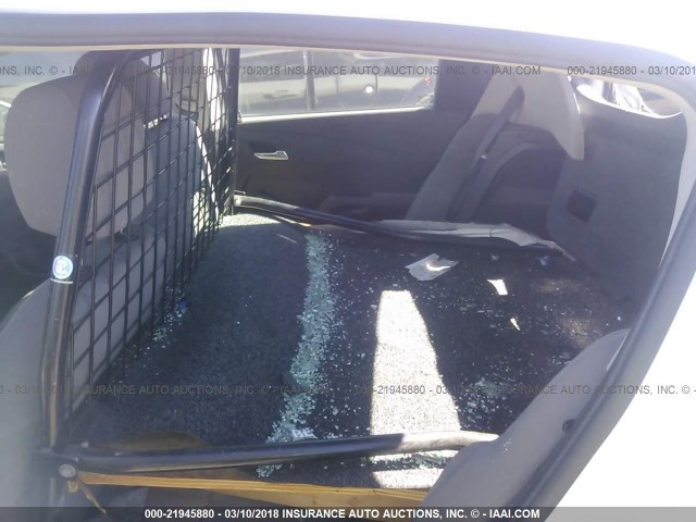 1G1JA6SH7D4224574 - 2013 CHEVROLET SONIC LS WHITE photo 8