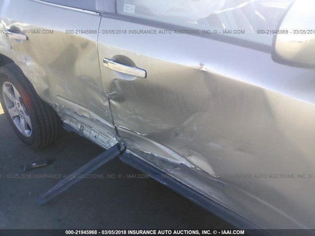 JN8AZ08WX5W420957 - 2005 NISSAN MURANO SL/SE/S TAN photo 6