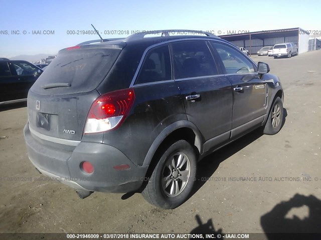 3GSDL43NX8S662409 - 2008 SATURN VUE XE BLACK photo 4