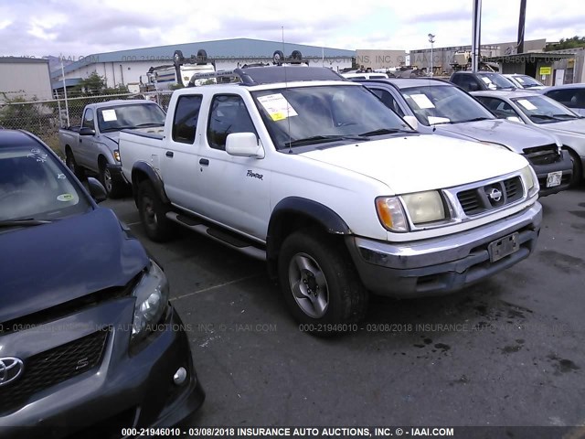 1N6ED27TXYC429725 - 2000 NISSAN FRONTIER CREW CAB XE/CREW CAB SE WHITE photo 1