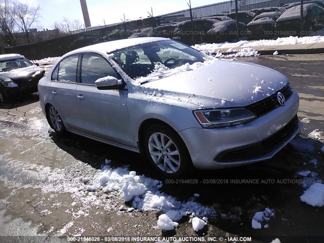 3VWDP7AJ6CM361955 - 2012 VOLKSWAGEN JETTA SE GRAY photo 1