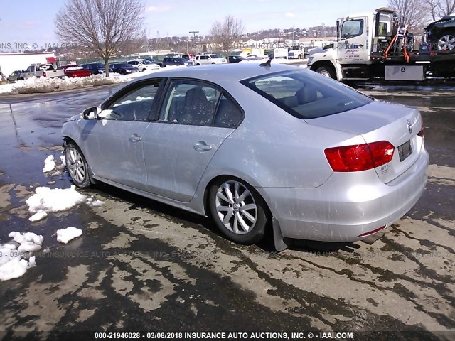 3VWDP7AJ6CM361955 - 2012 VOLKSWAGEN JETTA SE GRAY photo 3