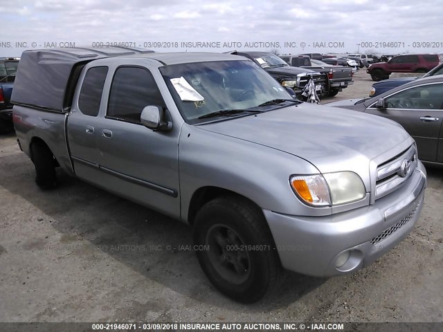 5TBRT34173S372044 - 2003 TOYOTA TUNDRA ACCESS CAB SR5 SILVER photo 1