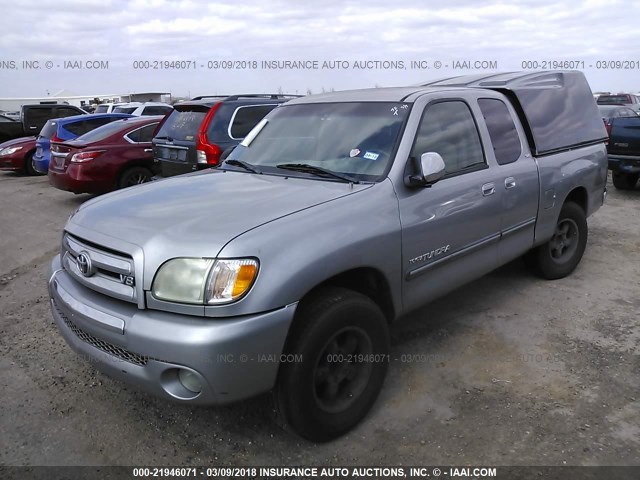 5TBRT34173S372044 - 2003 TOYOTA TUNDRA ACCESS CAB SR5 SILVER photo 2