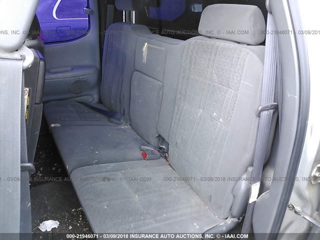 5TBRT34173S372044 - 2003 TOYOTA TUNDRA ACCESS CAB SR5 SILVER photo 8