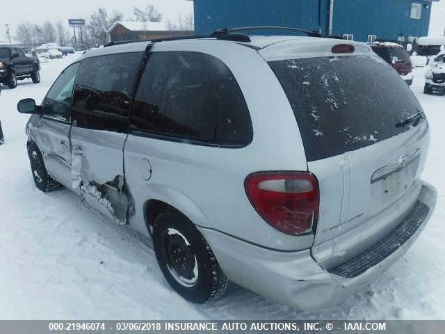 2C4GP443X2R500844 - 2002 CHRYSLER TOWN & COUNTRY LX SILVER photo 3