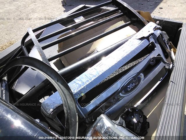 1FTWW31R58EB30166 - 2008 FORD F350 SRW SUPER DUTY BLACK photo 8