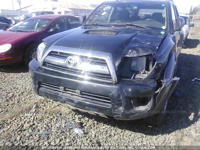 JTEBU14R668063072 - 2006 TOYOTA 4RUNNER SR5/SPORT BLACK photo 6