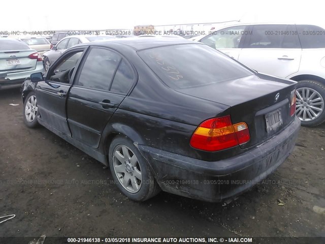 WBAEV33452KL73823 - 2002 BMW 325 I BLACK photo 3