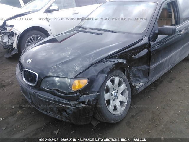 WBAEV33452KL73823 - 2002 BMW 325 I BLACK photo 6