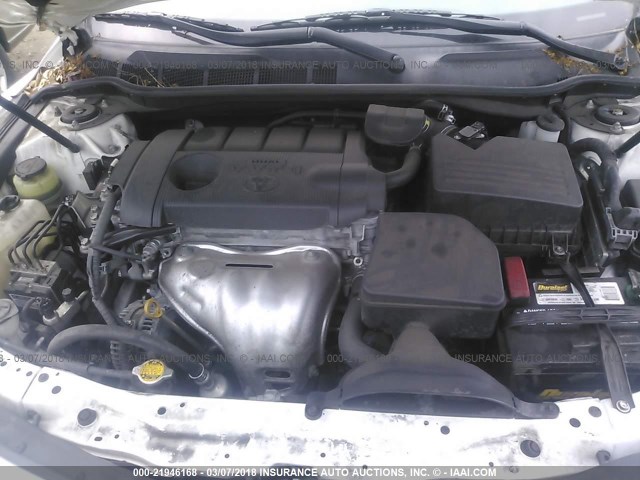4T1BF3EK8BU656974 - 2011 TOYOTA CAMRY SE/LE/XLE 白色 照片 10